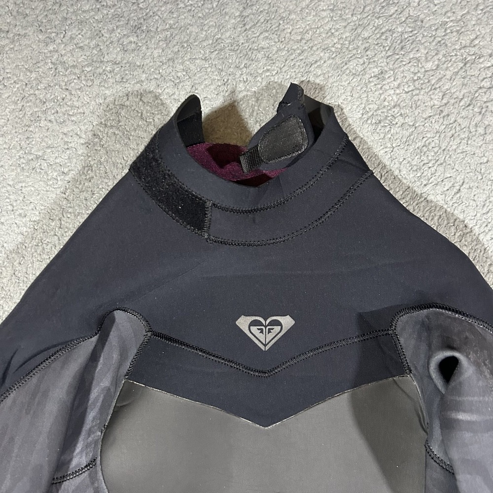 Roxy Syncro Womens Wetsuit Size 6 Grey Black Full Length Back Zip Surf Dive - Picture 8 of 8